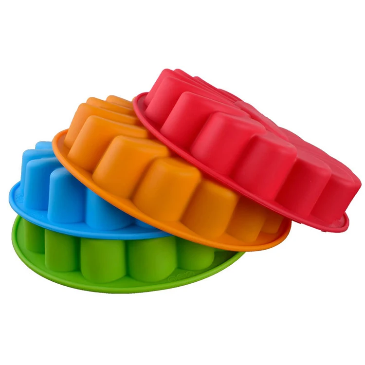 High Quality Flower Shape Microwave Oven Silicone Pastry Cake Pan