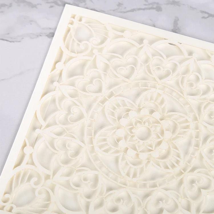 Square muslim invitations , business or party invitation cards