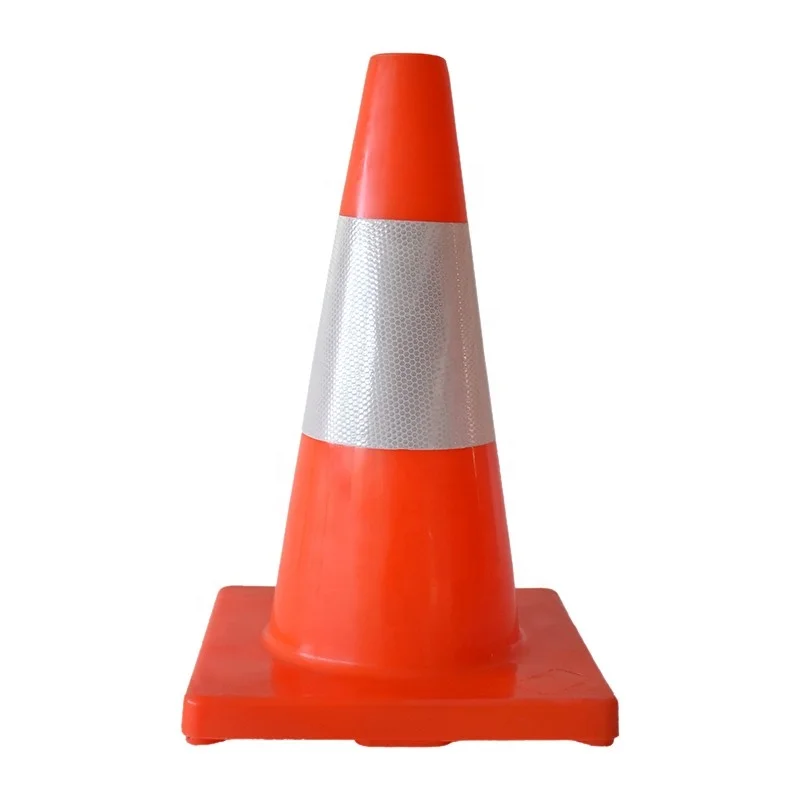 Durable Road Sign Customised Size PVC Material Lighted led Traffic Cone