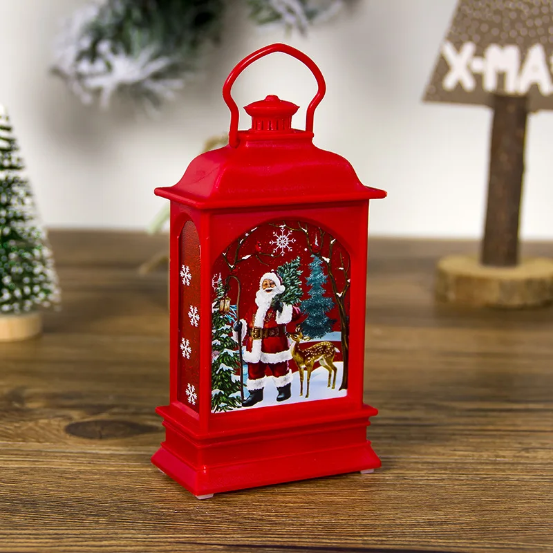 Hot Selling LED Christmas Tree Decorations Gifts Hanging Lantern Outdoor