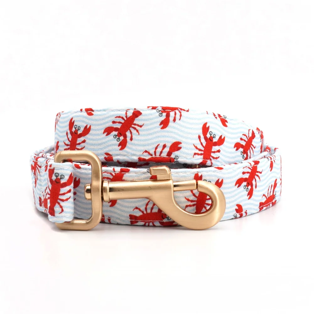 Summer Autical Lobster Dog Collar Bow Tie With Top Metal Buckle For  Mom Pet Gifts for Dog Lovers