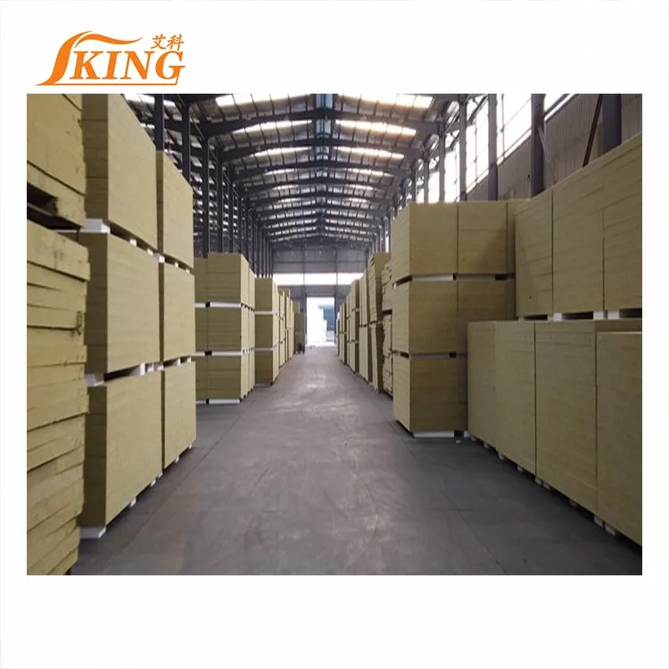 200kg/m3 Soundproofing Rock Wool Iso Certificate Board Heat Absorbing Rock Wool Lana De Roca Building Materials