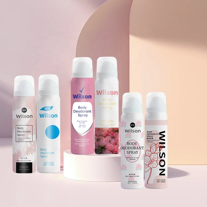 Plant Deodorant Body Spray Free Sample Supplier Aromatic Natural Underarm Sweat Odor Antiperspirant