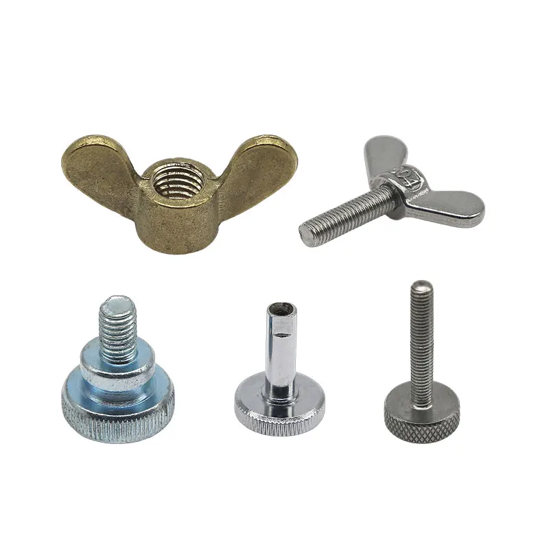 Hand-Tighten Bolts Customized Manufacturer Iron M8 M10 M5 M12 M4 M6 M3 1/4 Inch Hand-Tighten Bolts