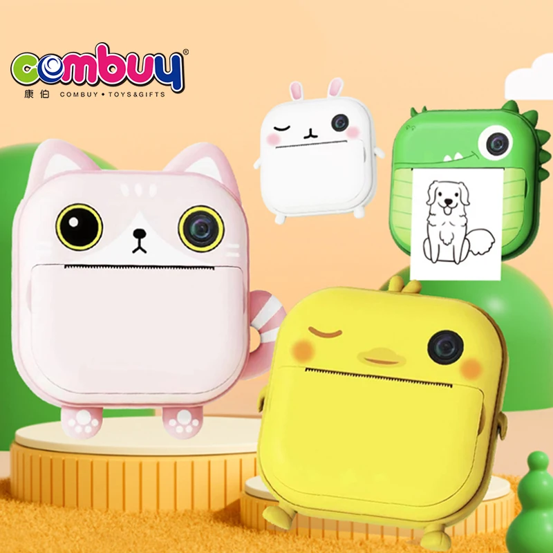 Cartoon digital HD dual camera toys mini printable children camera print photo