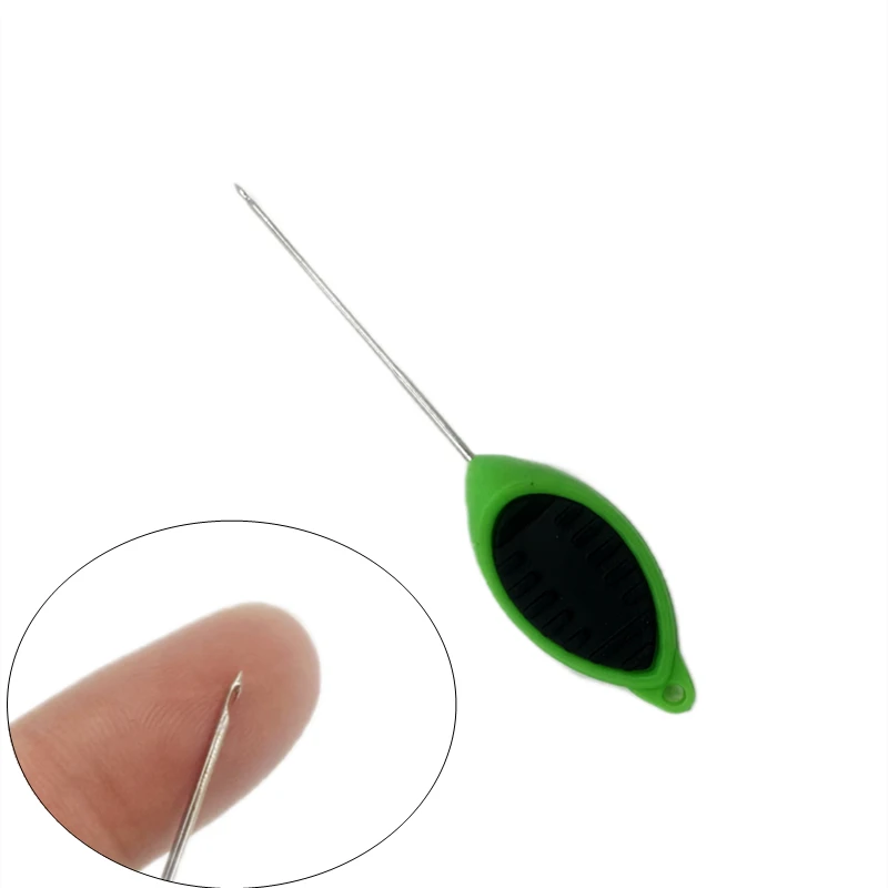 Carp Fishing Accessories Boilie Needle Set Kit Tool Stainless Baiting Drill Stix Stringer Needle Fine/Heavy Gated Needle