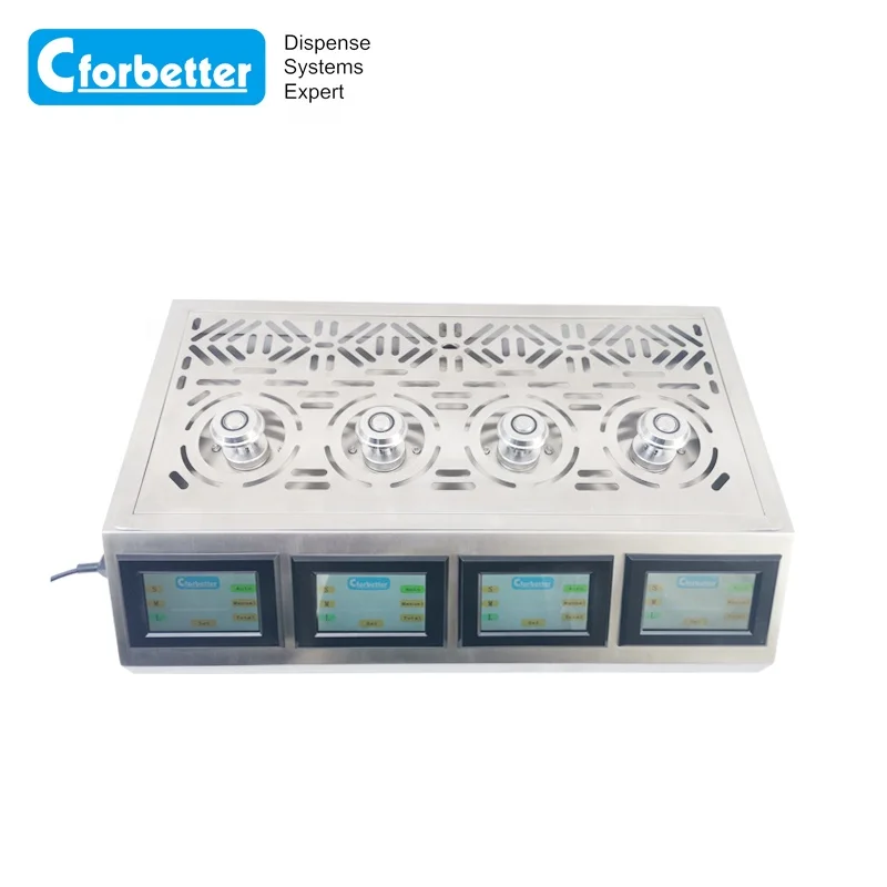 
Four heads bottom up dispenser beer cooler 