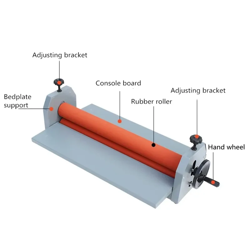 Hand Operated Cold Laminating Machine Laminating Width 600mm/700mm Manual Laminating Machine Office Equipment
