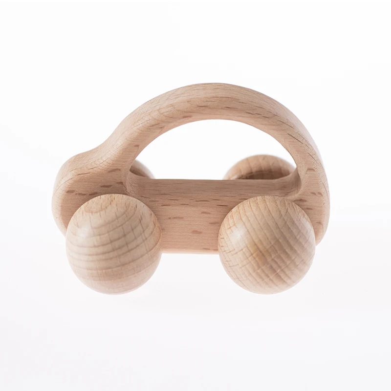 2022 Hot Saling  Wholesale Children Sensory Toys Natural Wood Toy Car