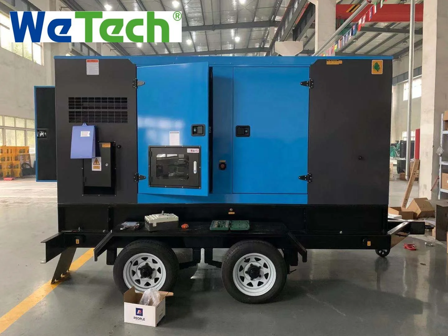 Trailer  type soundproof diesel generator  100kva