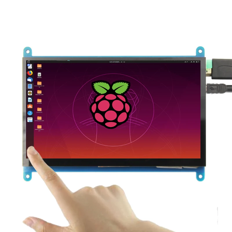 7 Inch 1024*600 IPS TFT LCD P+G USB Capacitive Touchscreen Raspberry Pi 3 4 Touch Display module