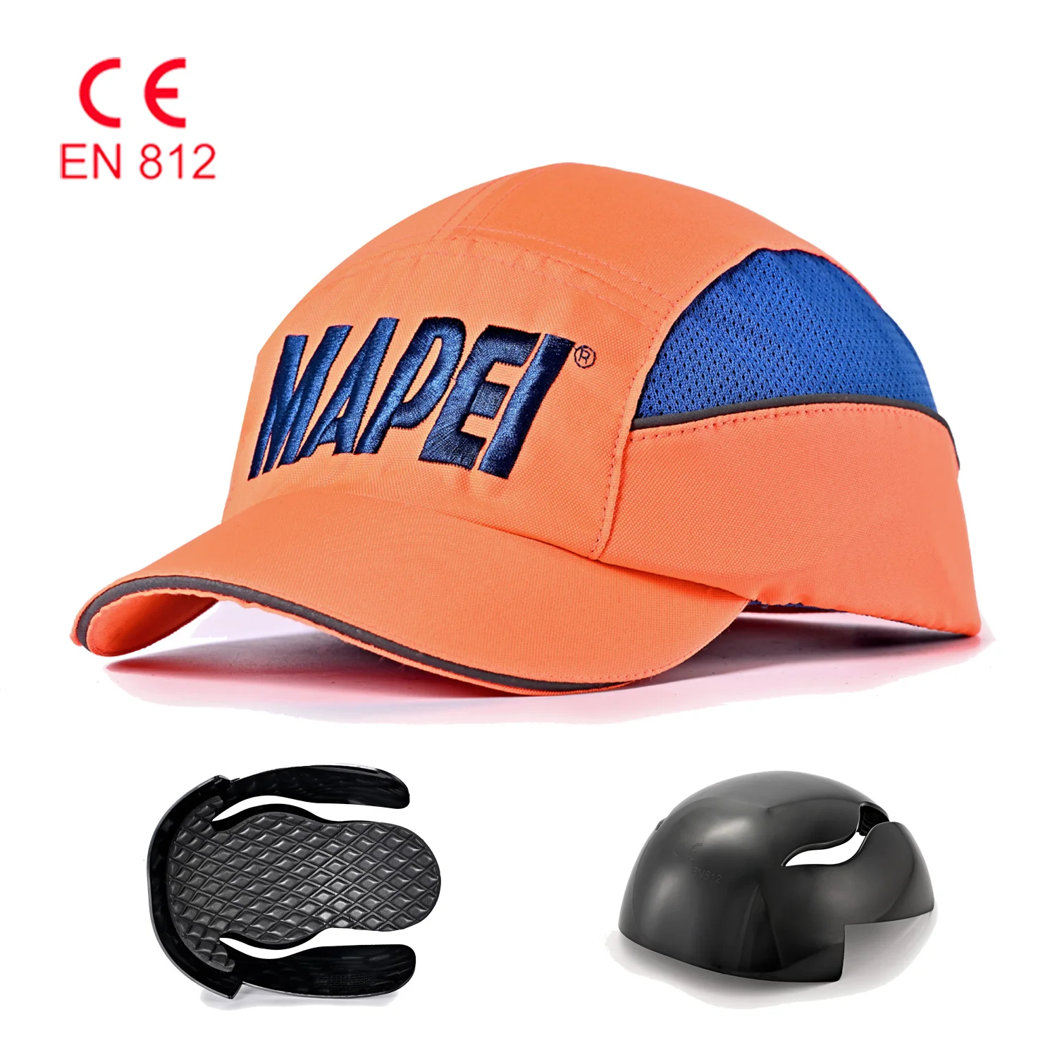 Custom LOGO Ce En812 Safety Bump Cap Safety Hard Hat Bump Cap Bump Cap With Reflective Strip