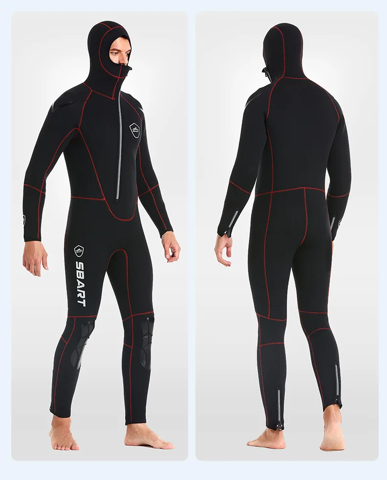 Sbart Canyoning костюм для свободного дайвинга Мужской гидрокостюм 5 мм неопреновый серфинга и подводной