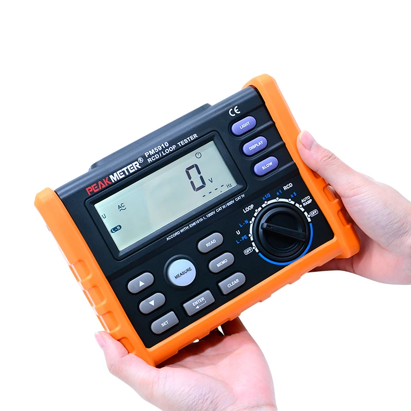  Тестер MS5910 RCD/LOOP с интерфейсом USB2.0 CE