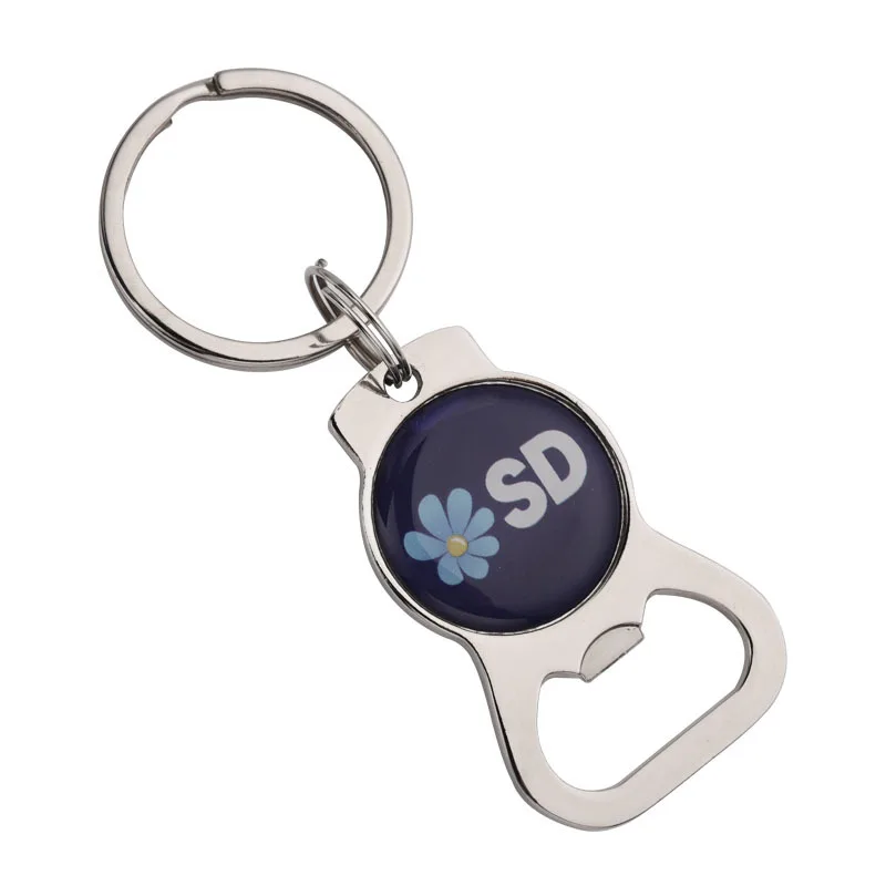 Изготовление по индивидуальному заказу металлический брелок сублимации нержавеющая сталь открывалка Llavero пользовательские эмаль пива для бутылок в виде футбольного мяча на цепочке