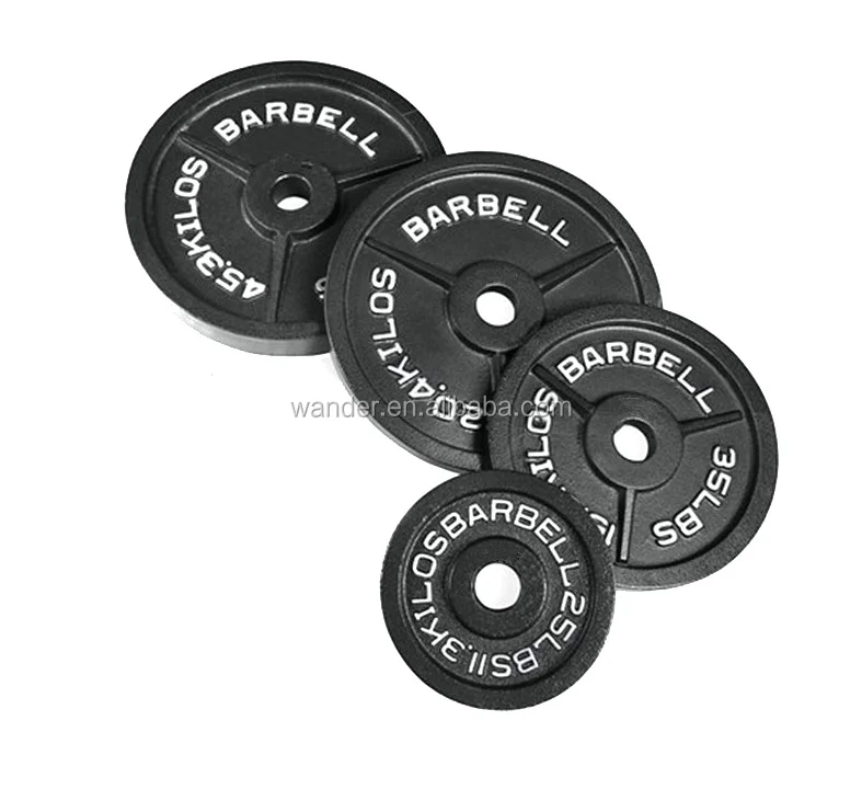 
2021 hot sell Cast Iron Barbell weight lifting plates Bumper Plates 