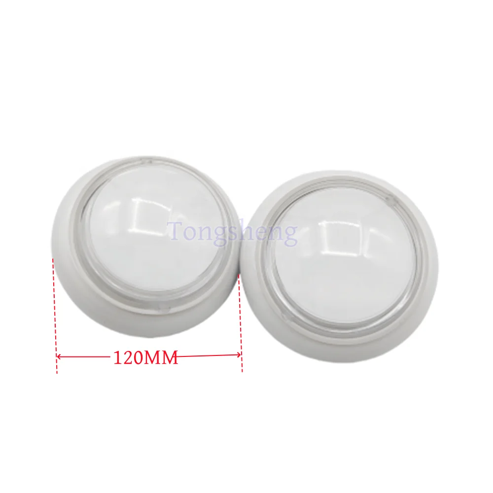 120mm Big round dome RGB flash Illuminated LED Push Button switch Colorful Flashing Push Button For Arcade Game Machine
