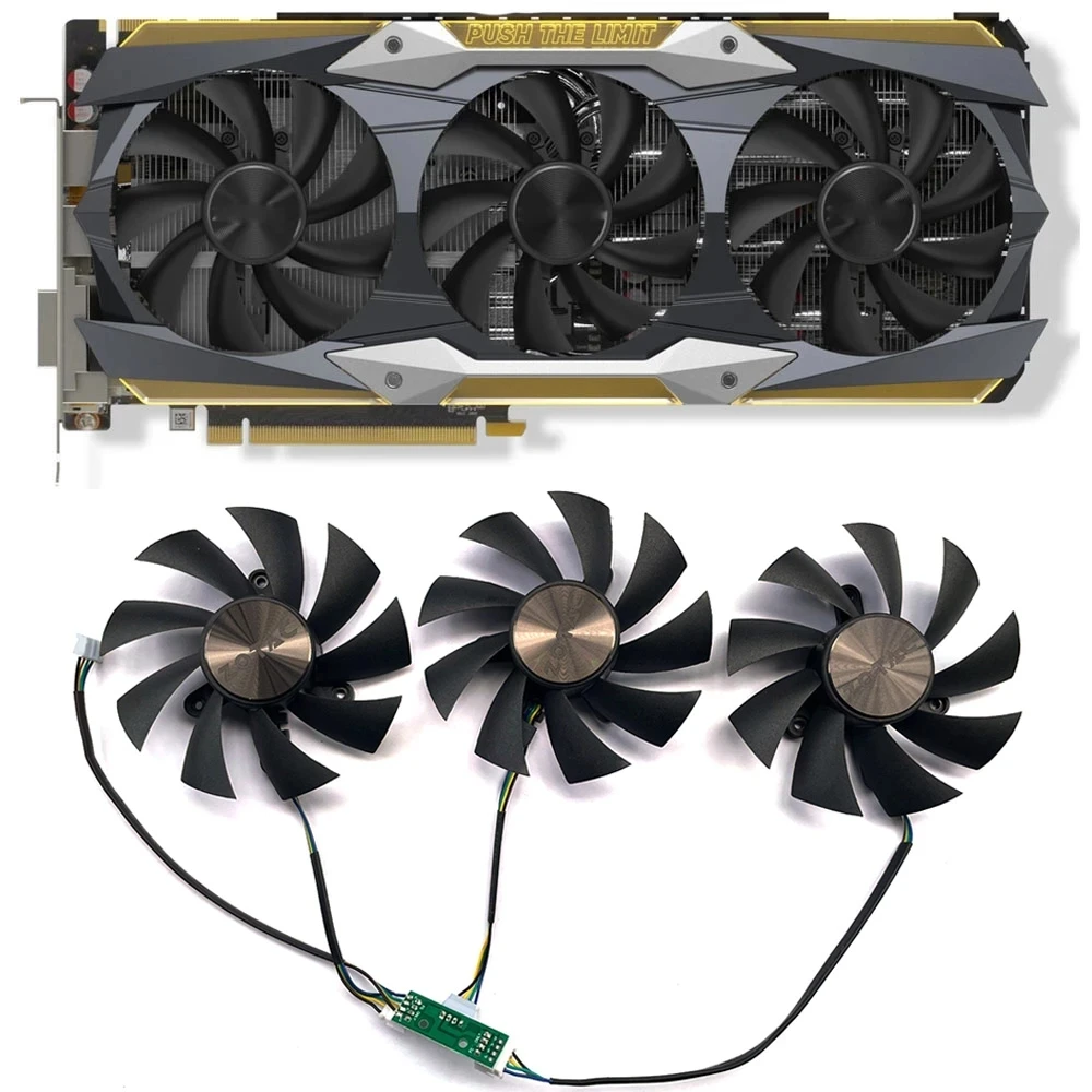 GA92S2U DC12V 0.46A GTX1080Ti GPU кулер для Zotac GTX1080Ti AMP Extreme GTX 1080 Ti Core Edition графический охлаждающий вентилятор