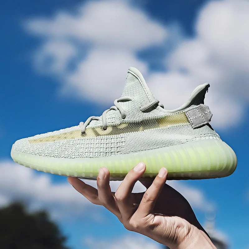 Yeezy V2 Hot Sale Walking Style Shoes Fashion Casual No-Slip Men Yeezy Shoes Slip On Men Casual Shoes