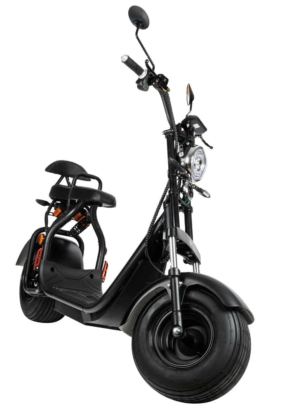 Smarda  carbon scooters 2 wheel mobility citycoco stand up electric scooter with 2 seat