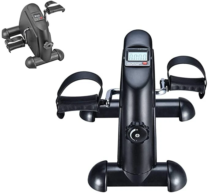Personal Fitness Rehabilitation Mini Cycle Leg Exercise Bike Mini Active Foot Pedal  Pedal Exerciser Bike for Adult