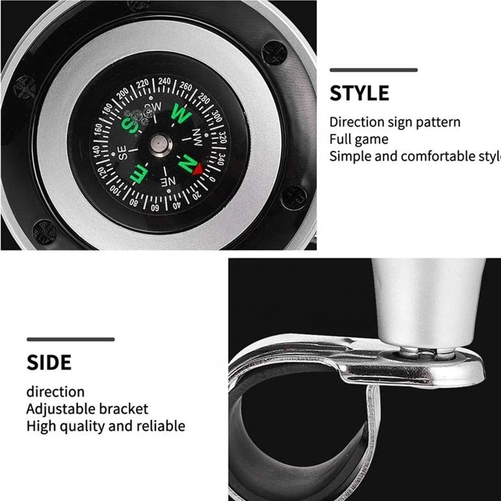 Рулевое колесо Универсальный колеса ручка, автомобильный усилитель мощности, ручка шарика с компасом усилитель руля ручка