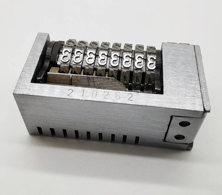 2022 машина для печати букв номера 4x8 Цицерон 8 цифр