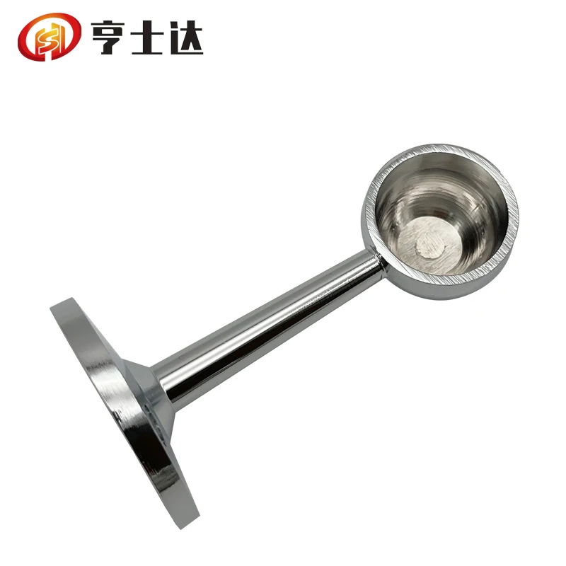 High Quality Zinc Alloy Chrome Finish Furniture Hardware Wardrobe Accessories Clothes Tube Holder