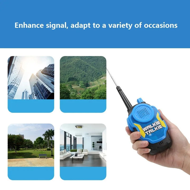 Cartoon Walkie Talkies For Toddlers Kids Pretend Toys Children Outdoor Adventure Walkie Talkie Toy