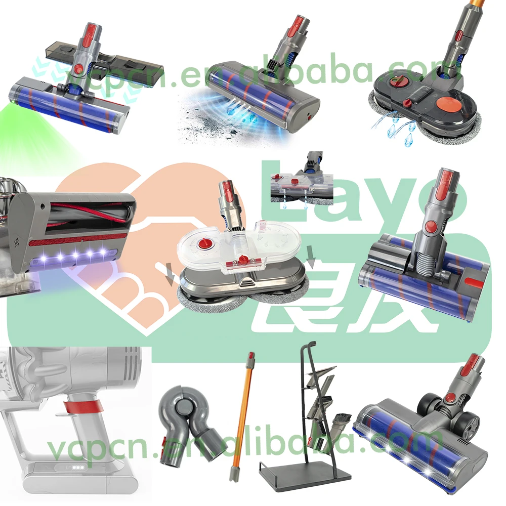 V10 V8 Motorized Dysons Brush V7 V8 V10 V11 V15 Carpet Floor Brush Dysons Vacuum Cleaner Mop Brush Head Spare Parts Accessory