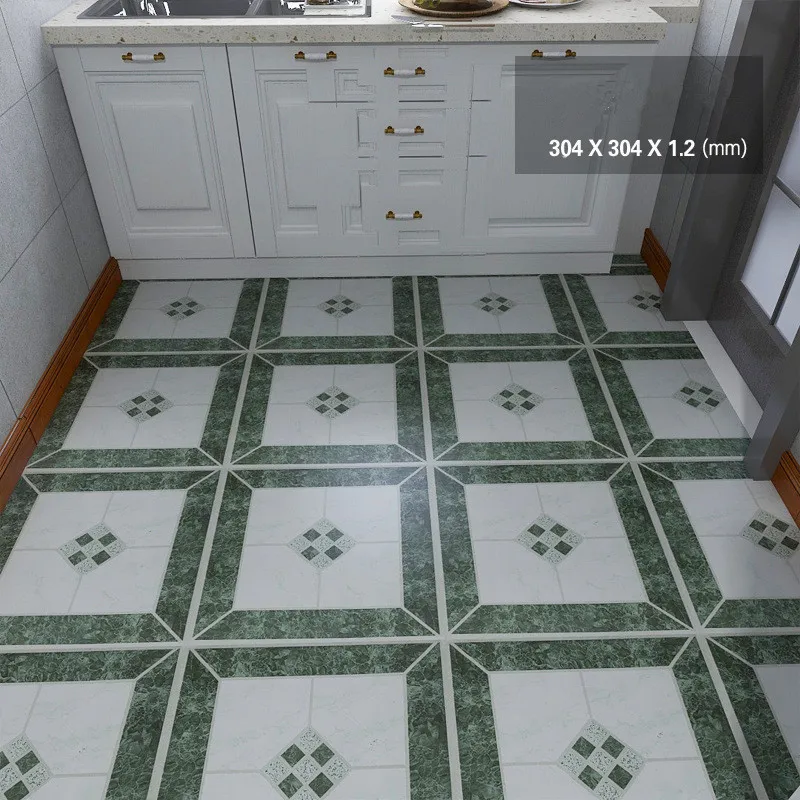 PVC self-adhesive flooring with cement thickened wear-resistant and waterproof flooring bedrooms and household use