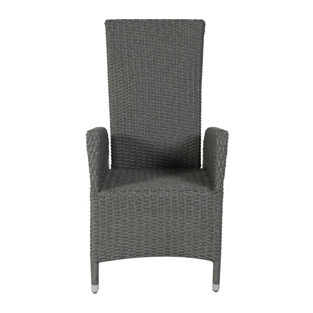 Durable Garden Set Rattan Back Chair Outdoor Chair Rattan Patio Leisure Outdoor Furniture