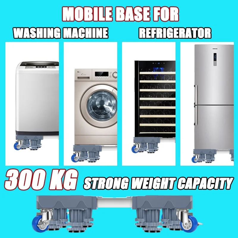 adjustable washing machine stand movable washing machine base