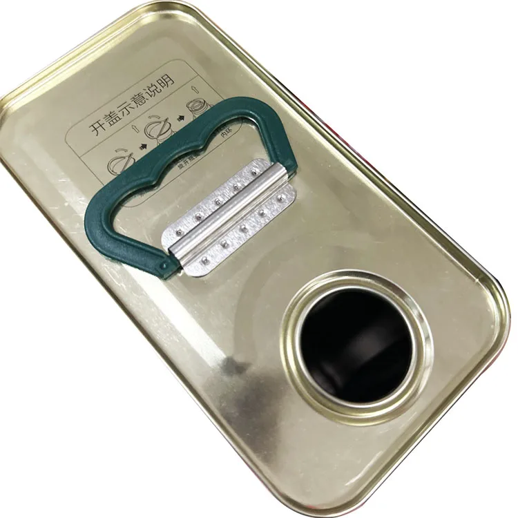 1l Square Metal Tin Olive Oil Cans Used For Food Oil China Manufacturer Cheap Rectangular F-style