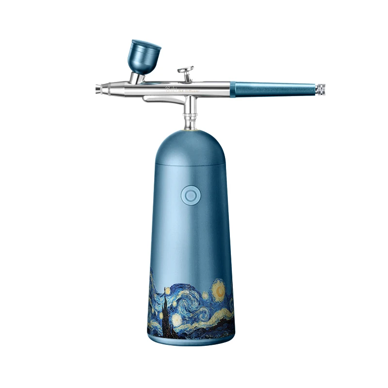 GX Cordless Airbrush Makeup Kit Portable Airbrush Gun with Compressor Kit