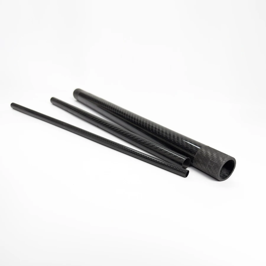 Selling extremely tough 3K carbon fiber square rectangular tube hollow round tube 3mm 6mm 10mm
