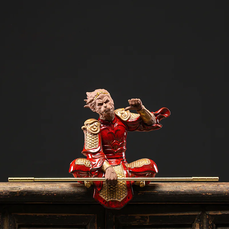 Qitian big sacred Buddha ornaments fighting war sacred Buddha Sun Wukong Sun monkey crafts