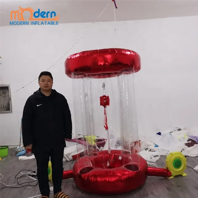 Factory Wholesale Portable Inflatable Grab Money Machine Inflatable Cash Cube Machine