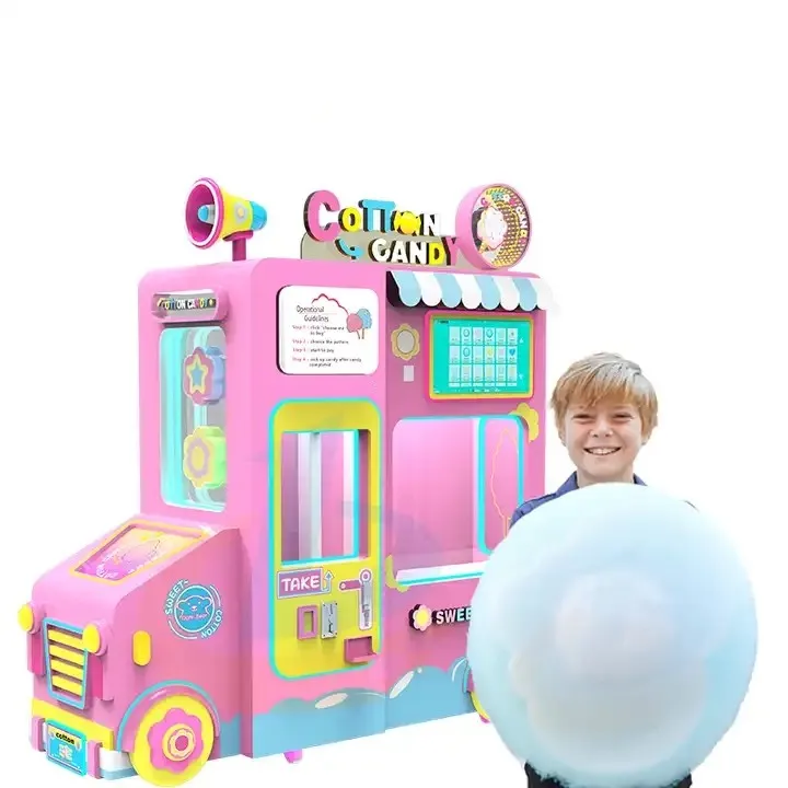 Automatic Cotton Candy Vending Machine Cotton Candy Machine