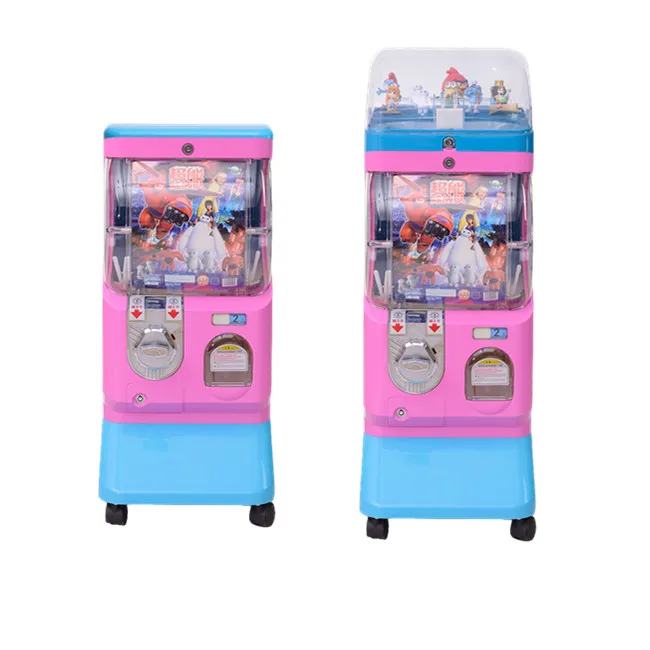 Cheap Machines Bouncing Ball Vending Toys Pinball Candy Machine Gumball Capsule Toy Frog Style Small Gashapon