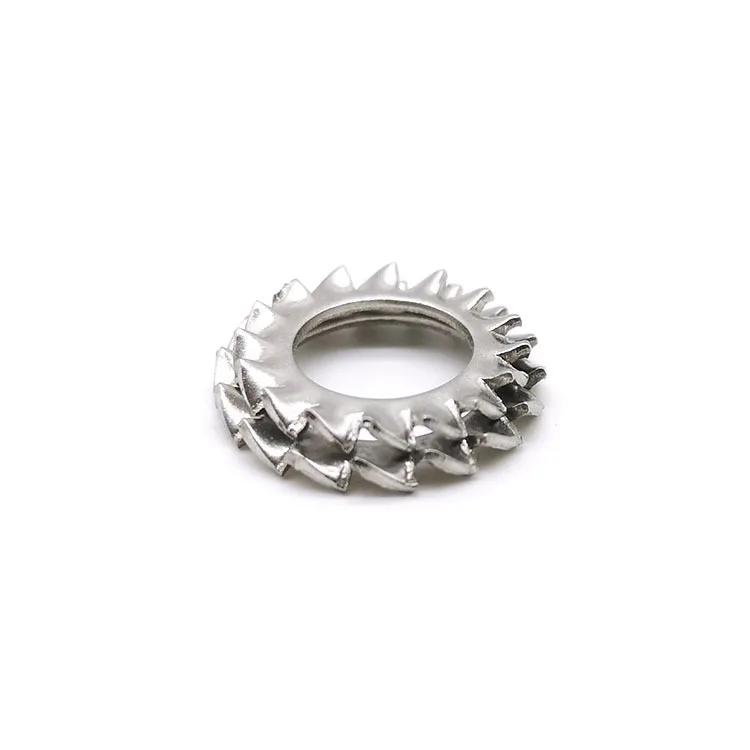 Direct Manufacture SS304 Toothed Lock Washer Plain Internal Tooth Wedge Industrial Use Compliant Din Asme Gb Aluminium Zinc