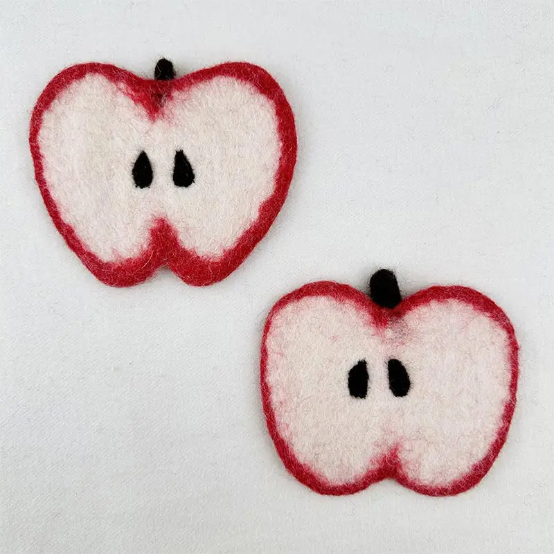 Craft Punch Needle Coaster Kits with Cute Pattern Pads Felt Yarns Needle Mat