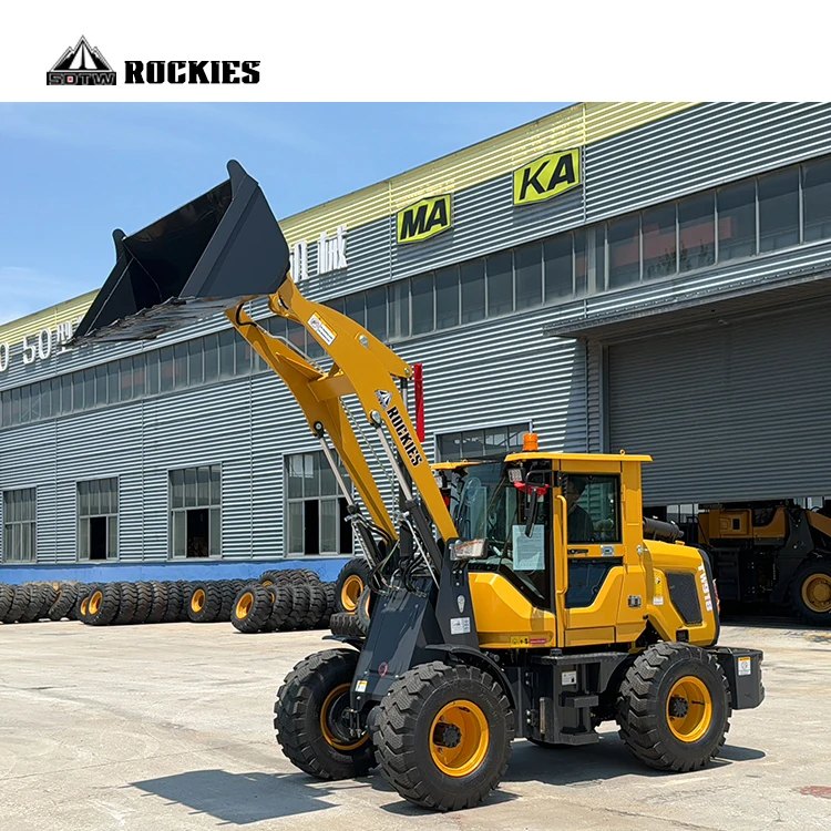 High Performance 2ton Mini Wheel Loader Hengli Hydraulic Compact Bucket Front Earthmoving Machinery Engine Pump Gearbox Bearing