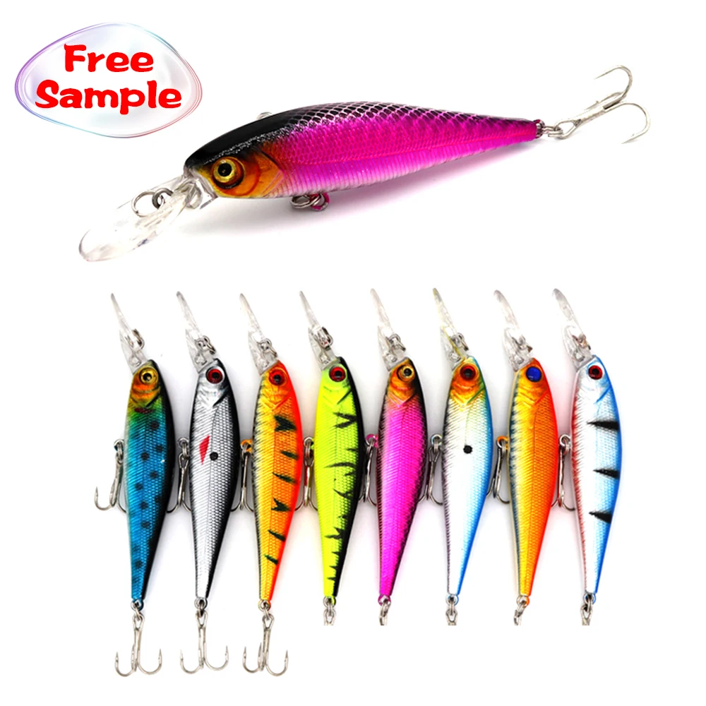 Multi Colors Available Hunt House Freshwater Minnow Fishing Lures Creature Bait