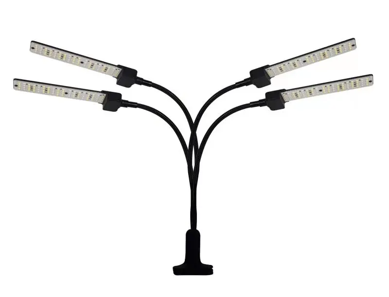 Greenhouse Hydroponic Three heads Green Plant  Farm Led Grow Tube For Green Plant Full Spectrum Indoor Plant Grow Lamp