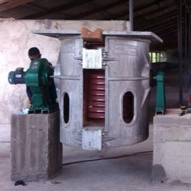 Melting equipment required by customers high quality aluminium melting furnace small size