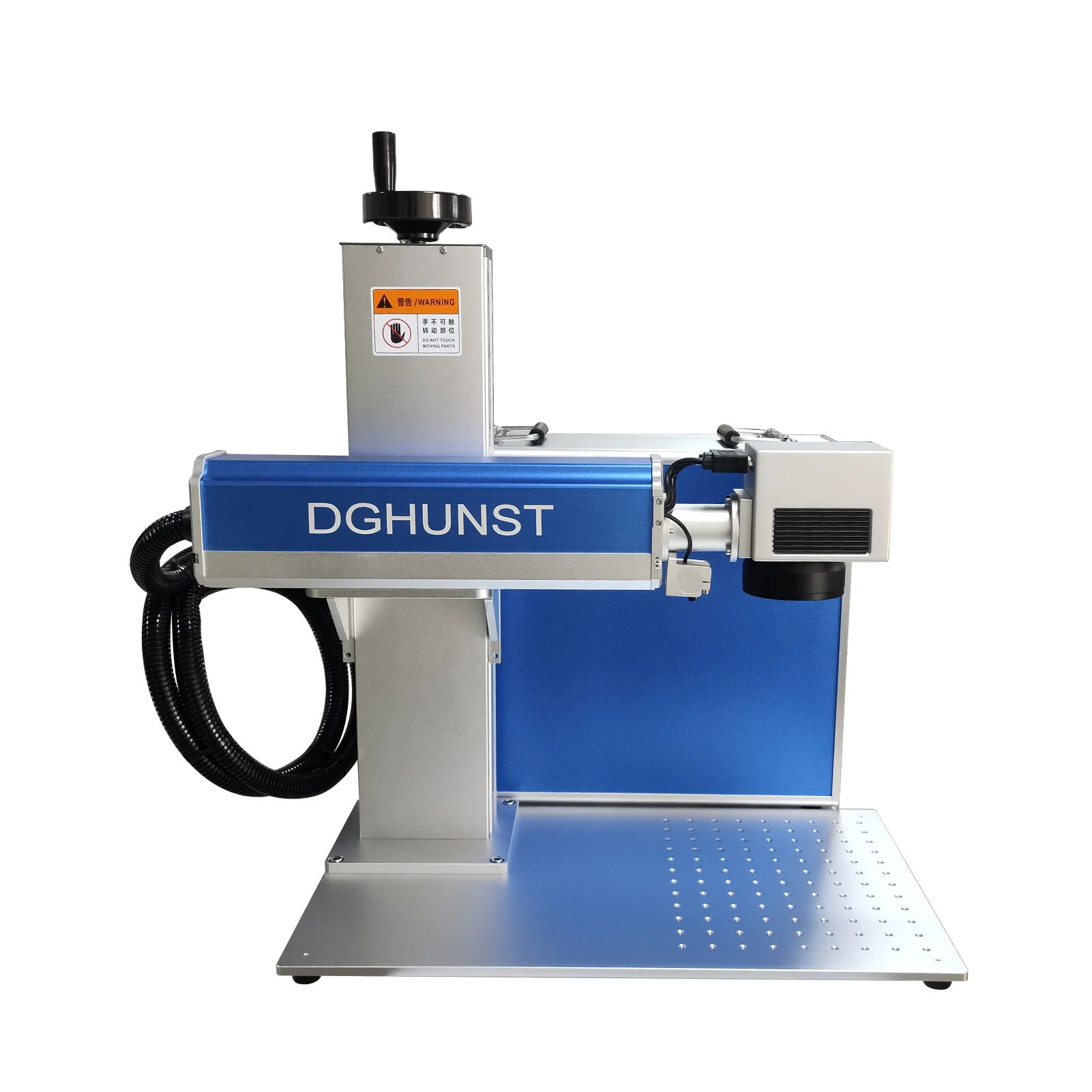 Hunst 20W 30W 50W Fiber Laser Marking Machine Raycus 100*100mm-300*300mm Working Area for DIY Marking Metal Stainless Steel