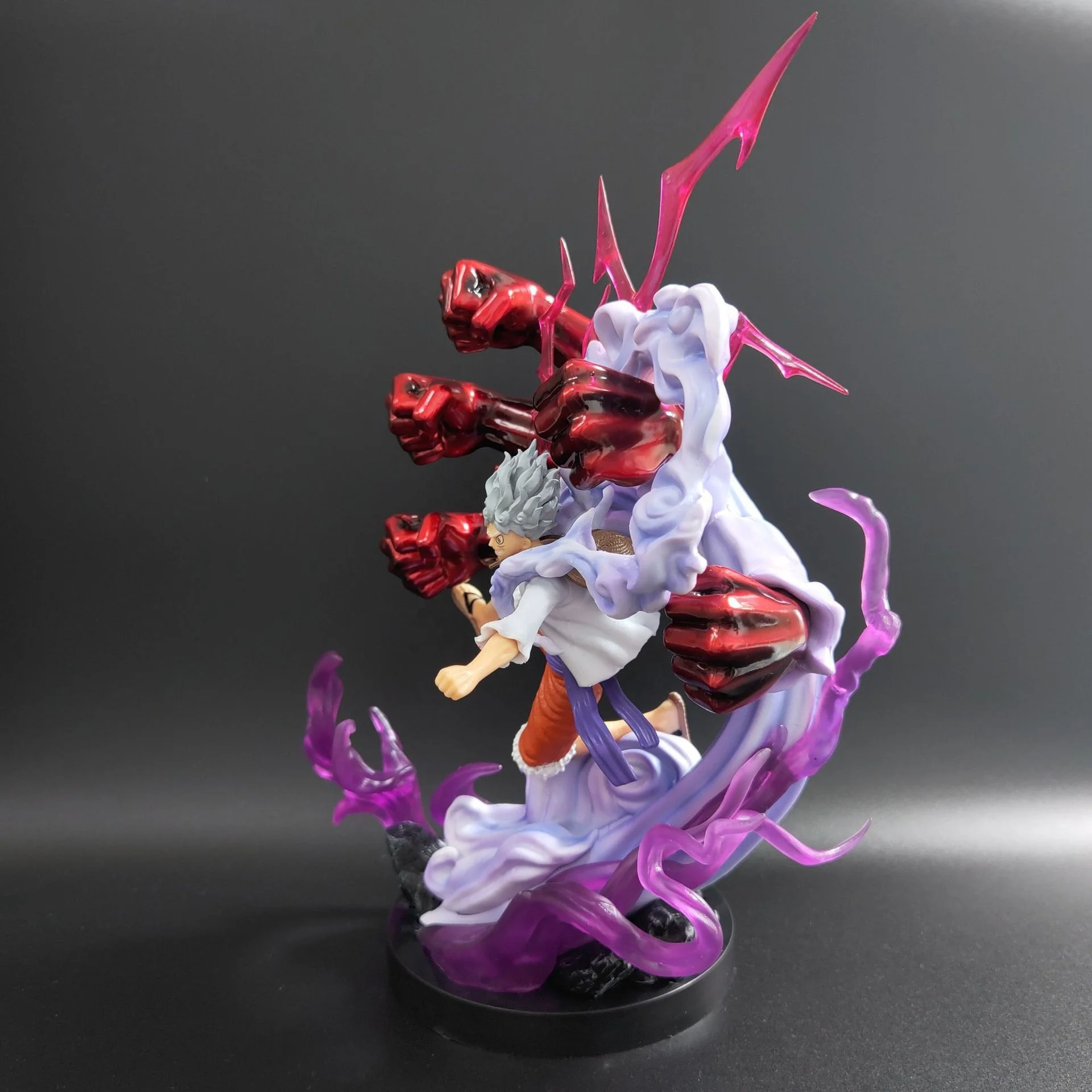 One 22cm Piece Luffy Sun God Nika Anime Figure Big Fist Monkey D Luffy Action Figurine PVC Collectible Model Doll Toys Gift