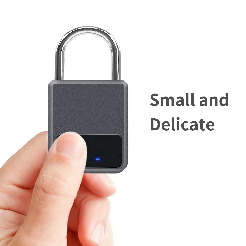  Портативный цинковый сплав смарт замок чемодан на колесиках рюкзак USB перезаряжаемые IP65 водонепроницаемый биометрический сканер отпечатков