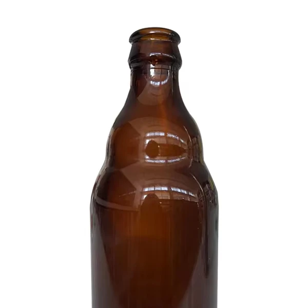 Wholesale clear amber 250ml 330ml 500ml 640ml 750ml 1000ml glass beer bottles with crown cap